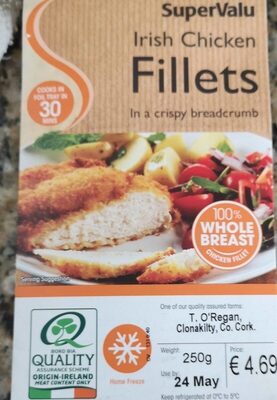 Supervalue Irish Chicken Fillets