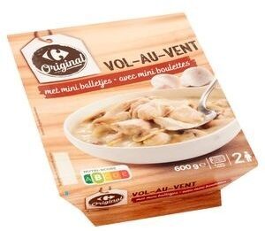 Carrefour Original Vol-au-vent Avec Mini Boulettes