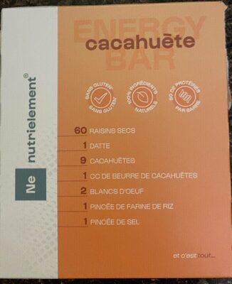 Energy Bar Cacahuete