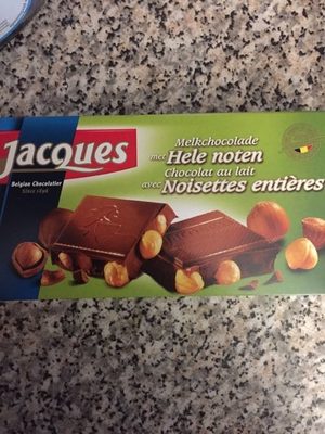 Jacques Chocolat Au Lait Avec Noisettes Entières