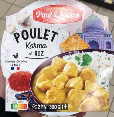 Poulet Korma & Riz