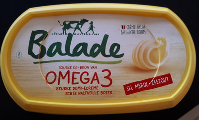 Beurre Demi-écrémé Omega 3 Sel Marin