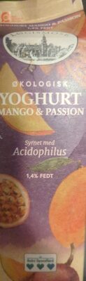 Økologisk Yoghurt Mango & Passion