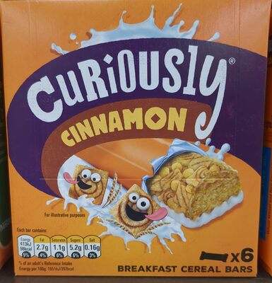 Nestle Curiously Cinnamon Breakfast Cereal Bar