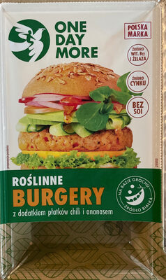Roślinne Burgeryz Dodatkiem Płatków Chili I Ananasem