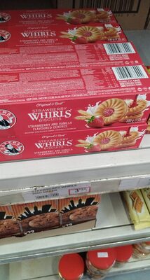 Strawberry Whirls Biscuit