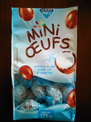 Mini Œufs - Chocolat Au Lait Fourré Lait Et Noisettes