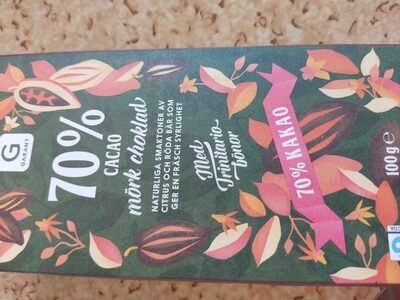 Mörk Choklad 70% Cacao
