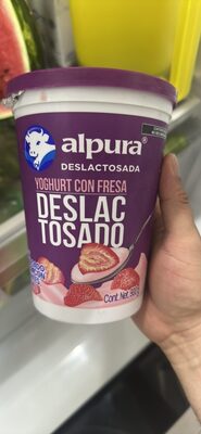 Alpura Deslactosada Yogurt De Fresa