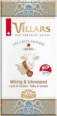 Chocolat Villars Lait Suisse De Bern 100g