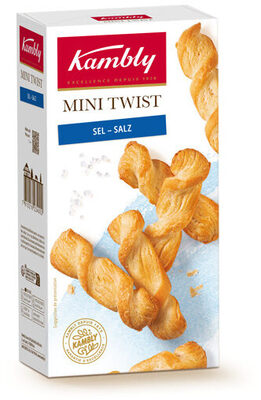Mini Twist Sel 100g - Kambly - 100g