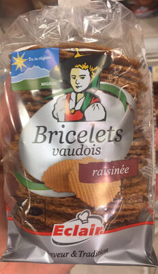 Eclair Bricelets Vaudois Raisinée