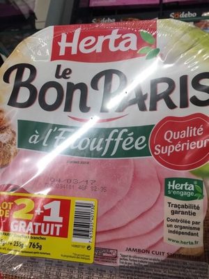 Jambon À L'étouffée Le Bon Paris (lot 2+1 Gratuit)