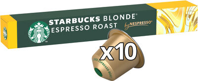 Starbucks By Nespresso Blonde Espresso Roast 10 Capsules