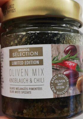 Oliven Mix Knoblauch - Chili