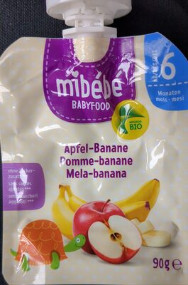 Mibebe Food Apfel Banane