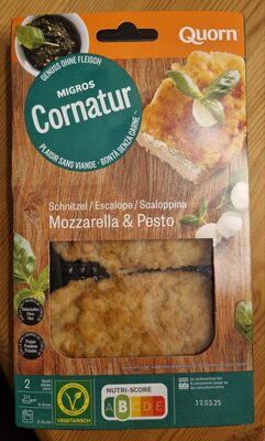 Cornatur Schnitzel Mozzarella & Pesto