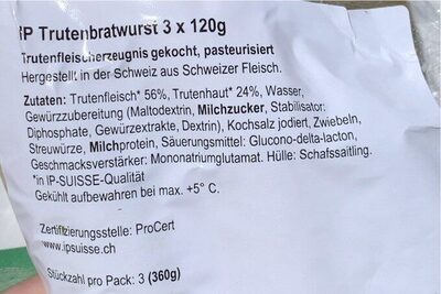Truten Bratwurst