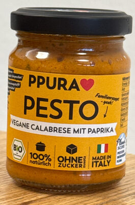 Pesto Vegane Calabrese Mit Paprika
