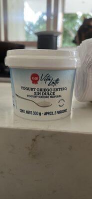 Yogurt Griego Entero, Sin Dulce