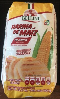 Harina De Maíz Blanca Precocida