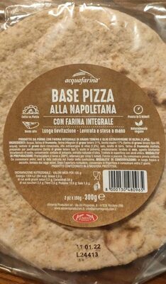 Base Pizza Napoletana Integrale