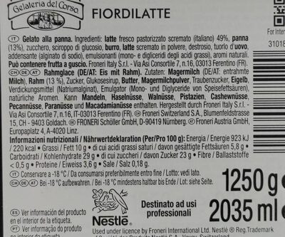 Gelato Fior Di Latte