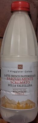 Latte Fresco Parzialmente Scremato Della Valtellina