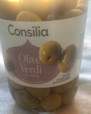 Olive Verdi Intere In Salamoia