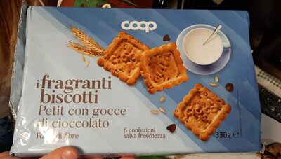 Fragranti Biscotti Petit Con Gocce Di Cioccolato