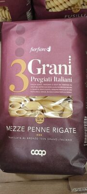 Mezze Penne Rigate 3 Grani