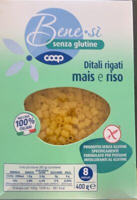 Ditali Rigati Mais E Riso