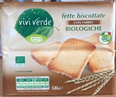 Fette Biscottate Con Farro Biologiche