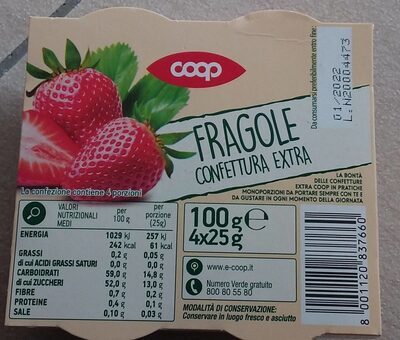Fragole Confettura Extra
