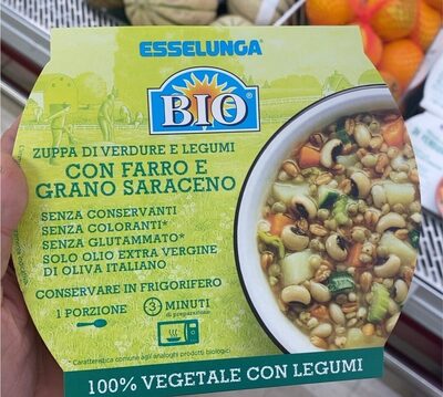 Zuppa Di Verdure E Legumi Con Farro E Grano Saraceno