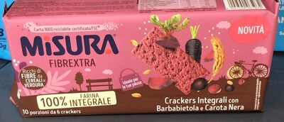 Crackers Integrali Barbabietola E Carota Nera
