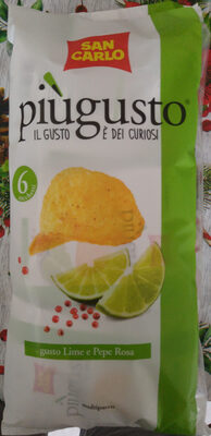Più Gusto - Patatine Gusto Lime E Pepe Rosa