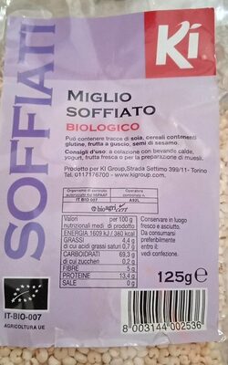 Miglio Soffiato Biologico