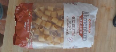 Mezzi Rigatoni Con Mais E Riso Integrale