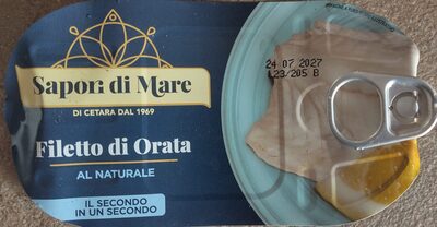 Filetto Di Orata Del Mediterraneo Al Naturale