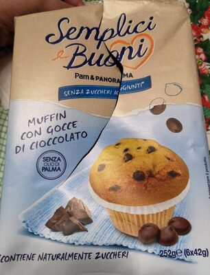 Muffin Con Gocce Di Cioccolato