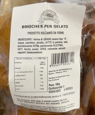 Brioches Per Gelato
