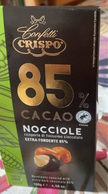 Nocciole Ricoperte Di Cioccolato Fondente 85%