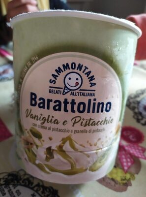 Barattolino Sammontana - Vaniglia E Pistacchio