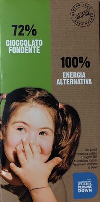 72% Cioccolato Fondente 100% Energia Alternativa