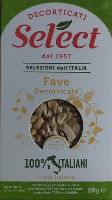 Fave Decorticate