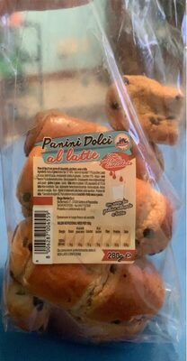 Panini Dolci Al Latte Con Gocce Di Cioccolato