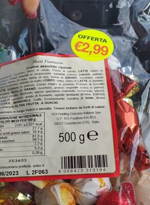 Praline Assortite Ripiene
