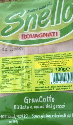 Grancotto Snello