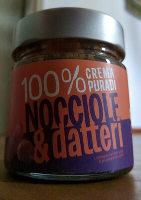 Crema Pura Di Nocciole E Datteri